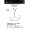 Подвесная люстра APLOYT APL.838.03.08
