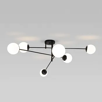 Люстра на штанге Eurosvet 30181/6 черный Люстра на штанге Eurosvet 30181/6 черный