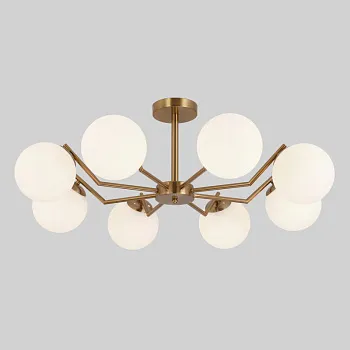 Люстра на штанге Eurosvet 70154/8 латунь Люстра на штанге Eurosvet 70154/8 латунь