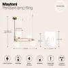 Подвесная люстра Maytoni MOD013PL-04BS1