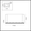 Накладной светильник Odeon Light 7092/15CL
