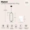 Подвесной светильник Maytoni MOD013PL-02B