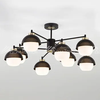 Люстра на штанге Eurosvet 70106/8 черный