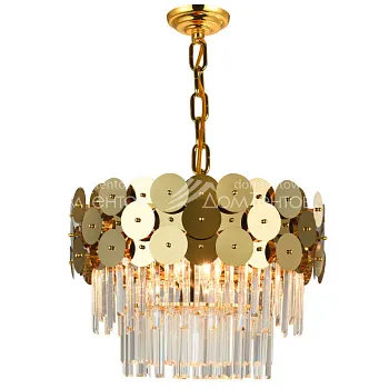 Каскадная люстра Natali Kovaltseva BEYOND 76015/10C GOLD Каскадная люстра Natali Kovaltseva BEYOND 76015/10C GOLD