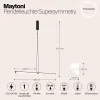 Подвесной светильник Maytoni P096PL-L11BK