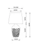 Настольная лампа ARTE Lamp A4237LT-1GY Настольная лампа ARTE Lamp A4237LT-1GY