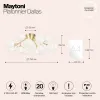 Накладная люстра Maytoni MOD545CL-20BS