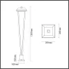 Садово-парковый светильник Odeon Light 6655/12GA