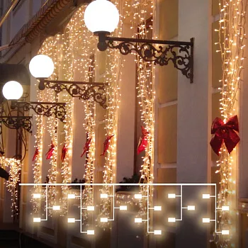 Светодиодный занавес Eurosvet 200-101 Светодиодный занавес Eurosvet 200-101