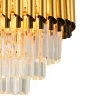 Каскадная люстра Natali Kovaltseva DARIAN 76017/5C GOLD Каскадная люстра Natali Kovaltseva DARIAN 76017/5C GOLD