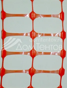 Аварийное ограждение Протэкт арт. А-90/1/50, ячейка 40х90мм, Рулон 1х50м, Оранжевый