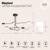 Люстра на штанге Maytoni MOD070PL-L48B3K