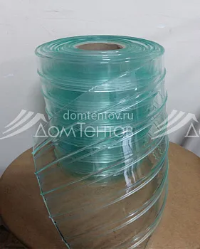 Завеса ПВХ 2 мм х 200 мм рифленая морозостойкая прозрачная