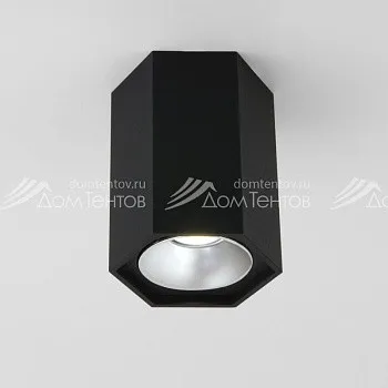 Elektrostandard 25036/LED 7W 4200K черный матовый/серебро