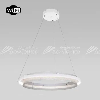 Подвесная люстра Eurosvet 90241/1 белый/ серебро Smart