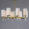 Люстра на штанге Freya FR2031PL-08BS