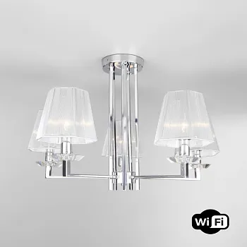 Люстра на штанге Eurosvet 60125/5 хром Smart (60114/5) Люстра на штанге Eurosvet 60125/5 хром Smart (60114/5)