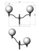 Фонарный Столб С-05-2 со светильниками