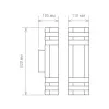 Светильник настенный Elektrostandard Techno 1443 черный Светильник настенный Elektrostandard Techno 1443 черный