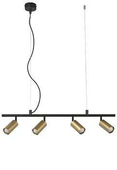 Подвесная люстра Crystal Lux CLT 015C4 L800 BL-GO