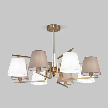 Люстра на штанге Eurosvet 60149/8 латунь Люстра на штанге Eurosvet 60149/8 латунь