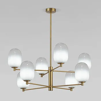 Люстра на штанге Eurosvet 60161/8 латунь Люстра на штанге Eurosvet 60161/8 латунь