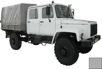 Тент на ГАЗ 33081 Егерь 2,55х2,36х1,27м, серый