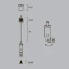 Подвесной комплект Maytoni Technical ALM-3535R-P-2M