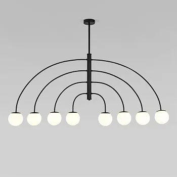 Люстра на штанге Eurosvet 30179/8 черный Люстра на штанге Eurosvet 30179/8 черный