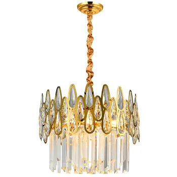 Каскадная люстра Natali Kovaltseva NAVIS 76019/5C GOLD Каскадная люстра Natali Kovaltseva NAVIS 76019/5C GOLD