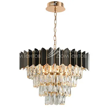 Каскадная люстра Natali Kovaltseva DARIAN II 81448/8C GOLD BLACK