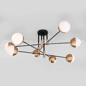 Люстра на штанге Eurosvet 70129/8 латунь Люстра на штанге Eurosvet 70129/8 латунь