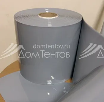 Завеса ПВХ 2 мм х 300 мм стандартная непрозрачная СЕРАЯ