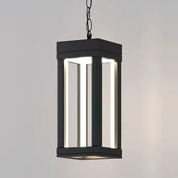 Подвесной уличный светильник Elektrostandard 1528 TECHNO LED чёрный Подвесной уличный светильник Elektrostandard 1528 TECHNO LED чёрный