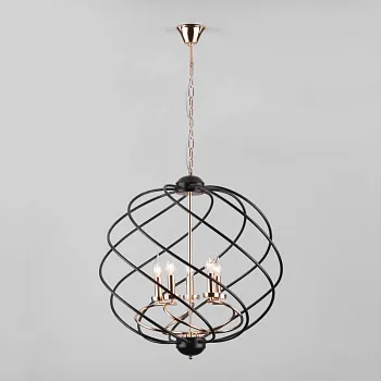 Подвесная люстра Eurosvet 60105/5 черный