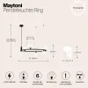 Подвесная люстра Maytoni MOD013PL-06B
