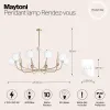 Люстра на штанге Maytoni MOD109PL-10BS