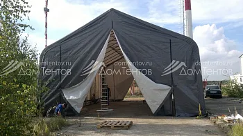 Тентовый ангар 9,2 х 12,2 х 4,9 м Тентовый ангар 9,2 х 12,2 х 4,9 м