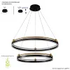 Каскадная люстра Crystal Lux FERNANDO SP123W LED BLACK/GOLD Каскадная люстра Crystal Lux FERNANDO SP123W LED BLACK/GOLD