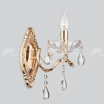 Eurosvet 3188/1 золото/прозрачный хрусталь Strotskis Eurosvet 3188/1 золото/прозрачный хрусталь Strotskis