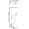 Каскадная люстра Lightstar 805169 Каскадная люстра Lightstar 805169