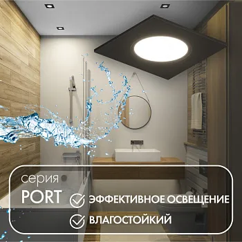 Влагозащищенный светильник Denkirs DK3102-BK Влагозащищенный светильник Denkirs DK3102-BK