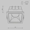 Встраиваемый светильник Maytoni Technical DL043-01-15W4K-D-SQ-WB