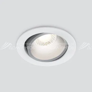 Elektrostandard 15267/LED 7W 4200K WH/SL белый/серебро