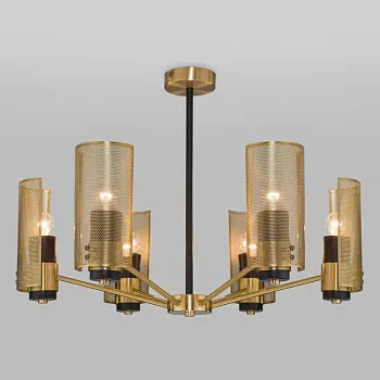 Люстра на штанге Eurosvet 70139/6 латунь Люстра на штанге Eurosvet 70139/6 латунь