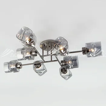 Люстра на штанге Eurosvet 30165/8 черный жемчуг Люстра на штанге Eurosvet 30165/8 черный жемчуг