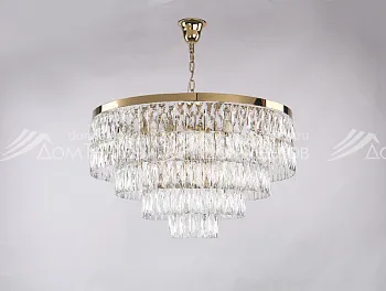 Каскадная люстра Newport 10129+9/C gold Каскадная люстра Newport 10129+9/C gold