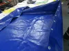 Тент ПВХ двухсторонний 20х50м с люверсами, синий Тент ПВХ двухсторонний 20х50м с люверсами, синий
