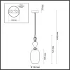 Подвесной светильник Odeon Light 4855/1B