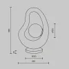 Настольная лампа Maytoni MOD380TL-01GR Настольная лампа Maytoni MOD380TL-01GR